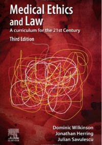 book cover medical ethics and law 3rd edition